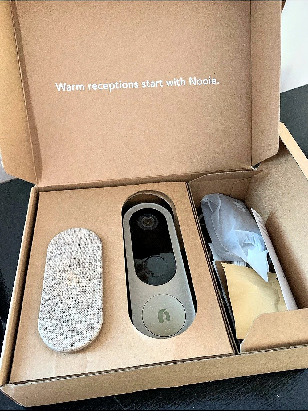 Nooie Cam Doorbell Wireless Video Doorbell + Base Station with Chime Video